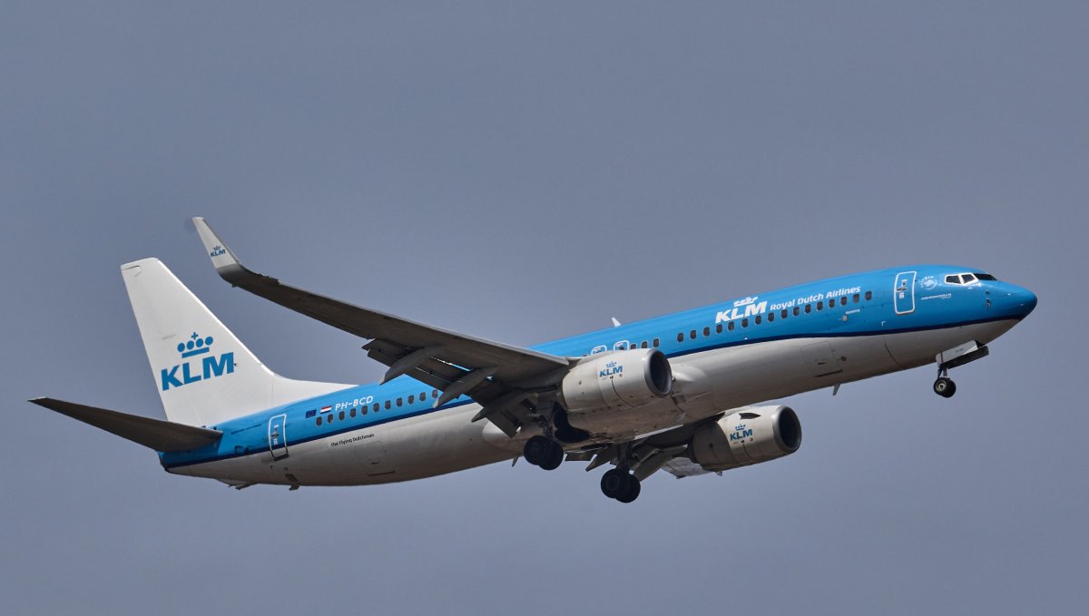 A KLM airplane
