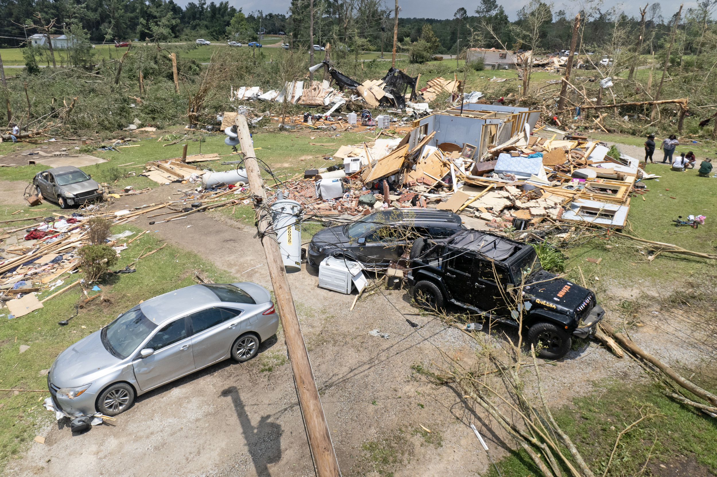 Videos Show Large Tornado Rip Through North Carolina Damage Pfizer   North Carolina Tornado Damage 