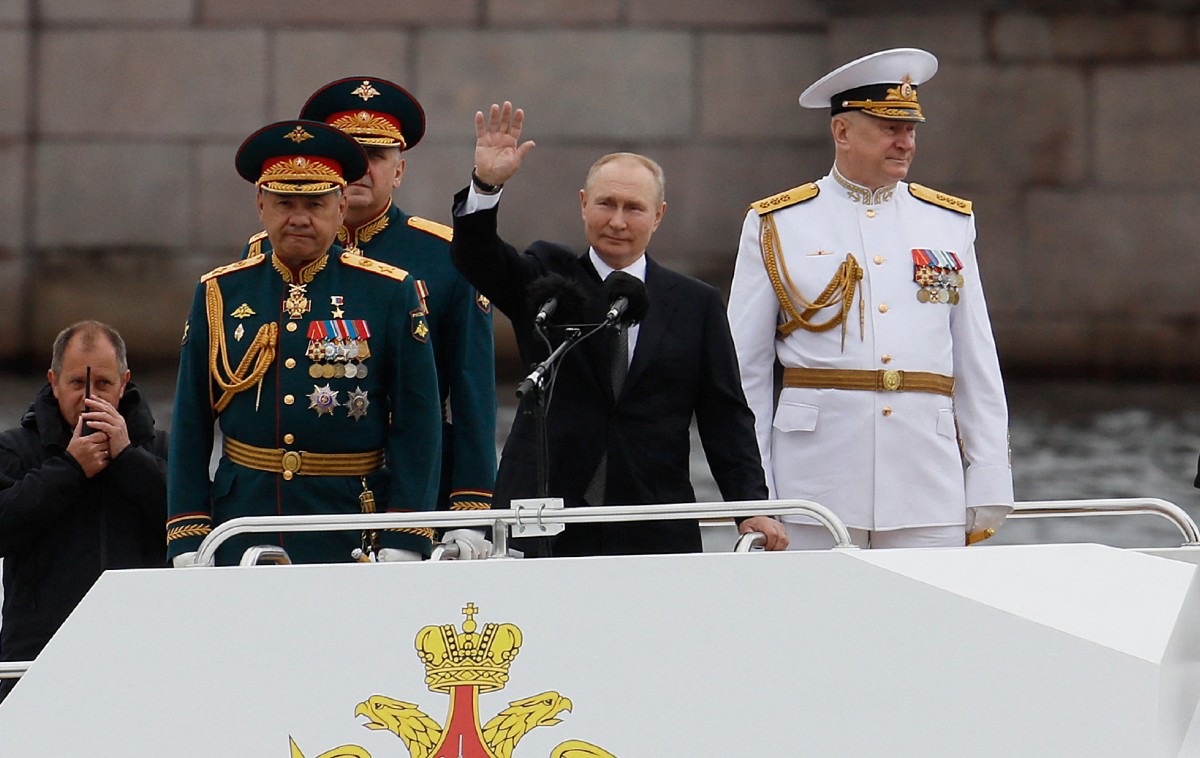 Putin's Navy Parade Preparations Hint at Drone Attack Fears