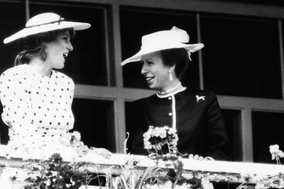 Princess Diana and Princess Anne