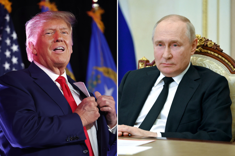 Donald Trump and Vladimir Putin