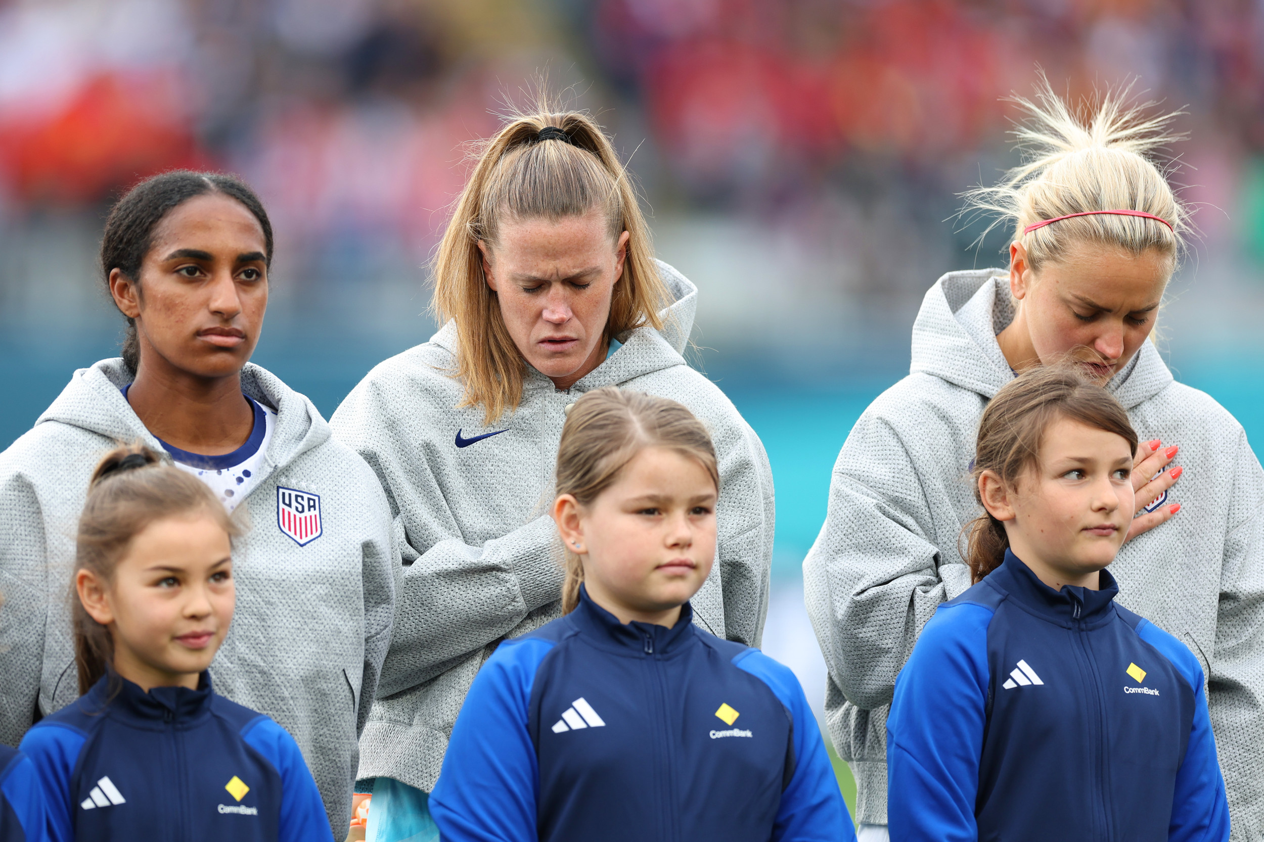 U S Women s Soccer Team Silence During National Anthem Sparks Debate 