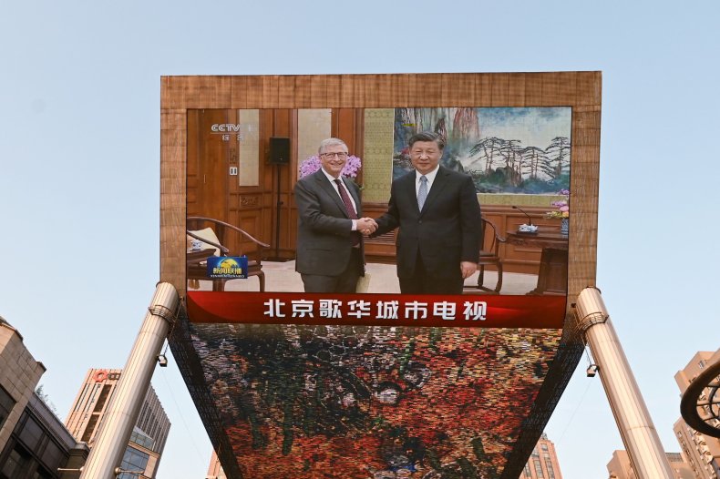 Bill Gates and Xi Jinping