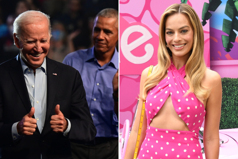 Joe Biden, Barack Obama and Barbie