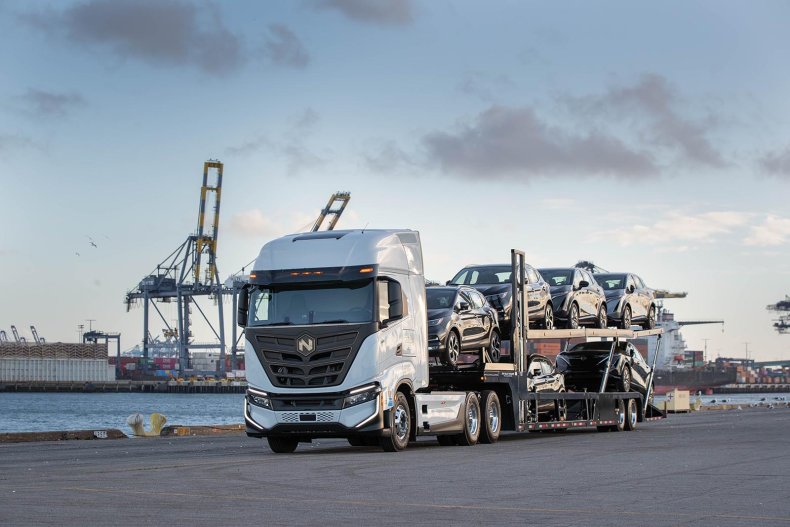 Nissan Electric Classe A Trasporto su camion