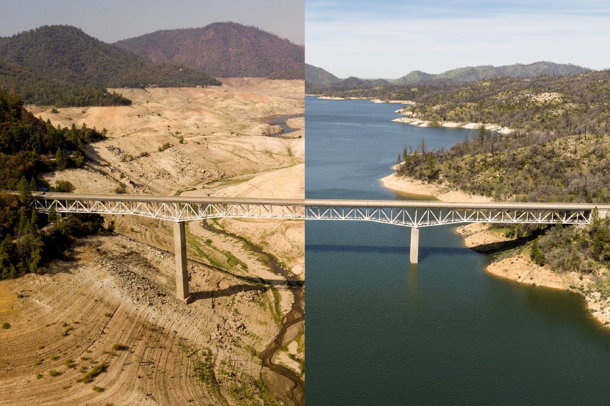 Before and After Lake Oroville 01