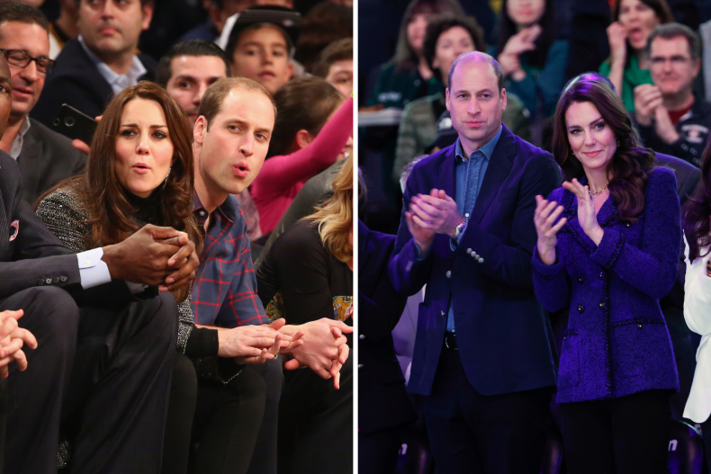 Prince William and Kate Middleton Basketball