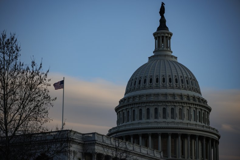 The U.S. Capitol building is seen