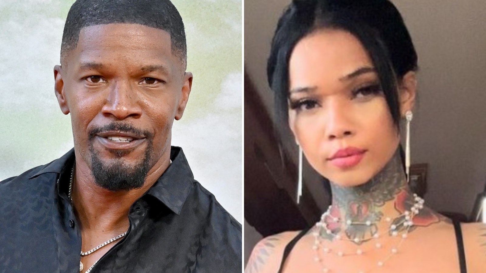 Jamie Foxx Tattoo Neck