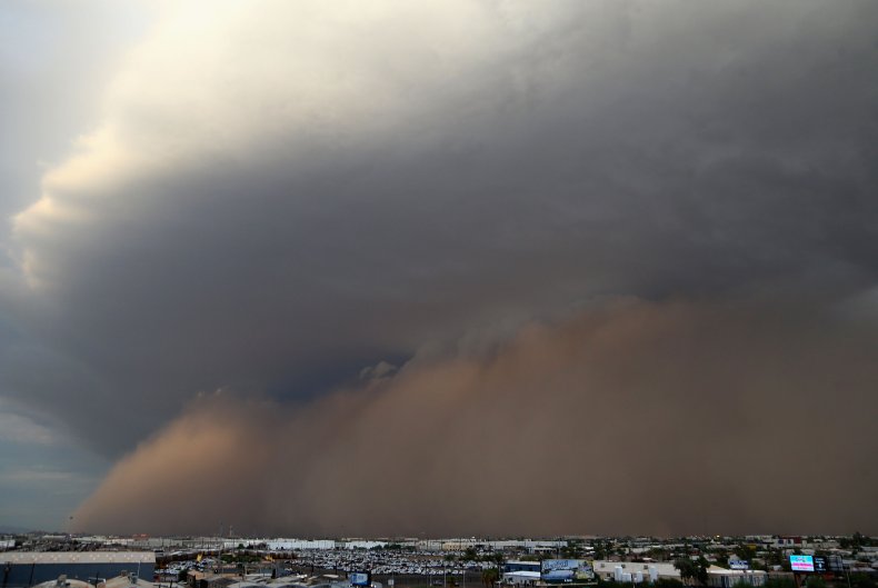 Dust storm arizona
