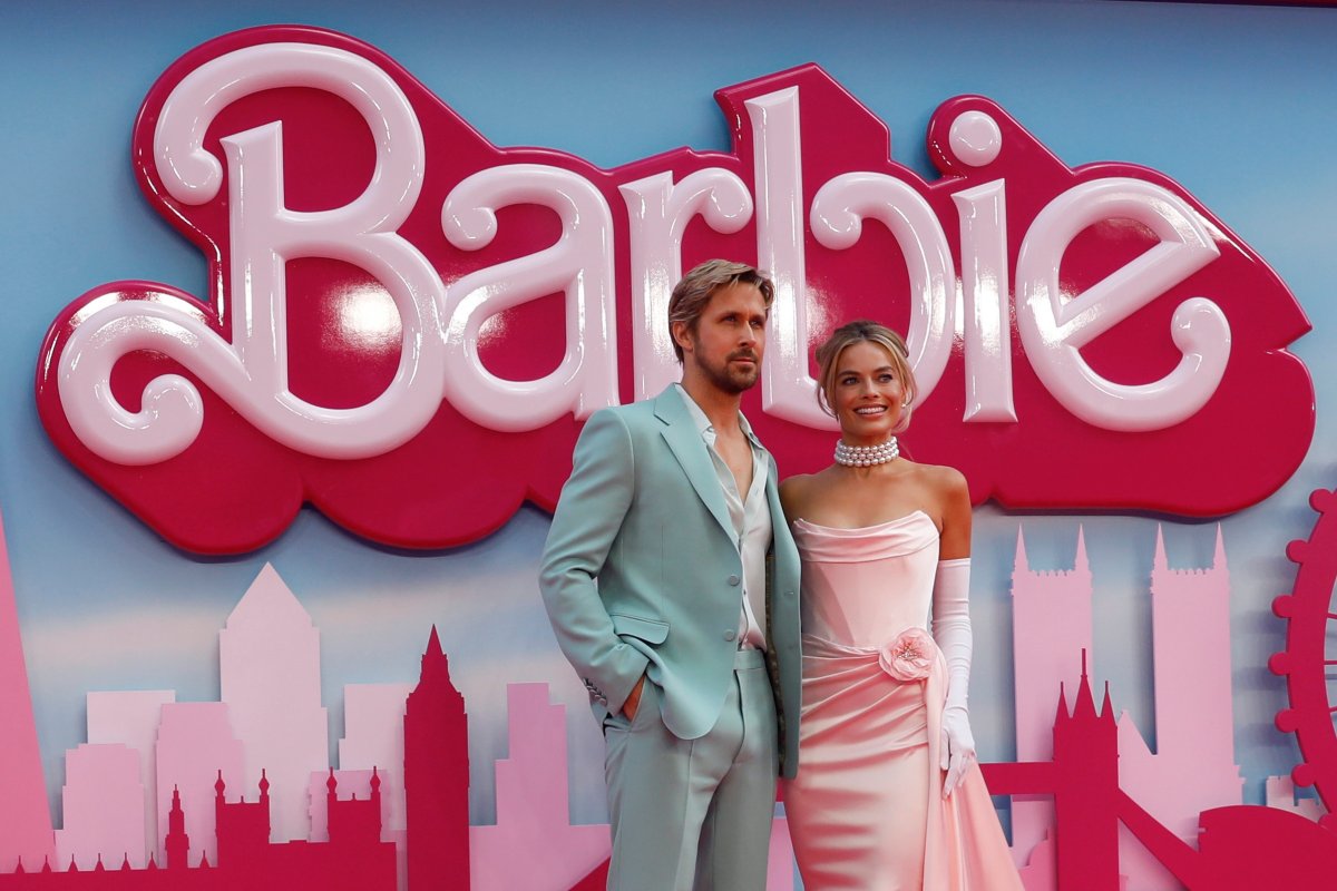 "Barbie" stars Margot Robbie and Ryan Gosling