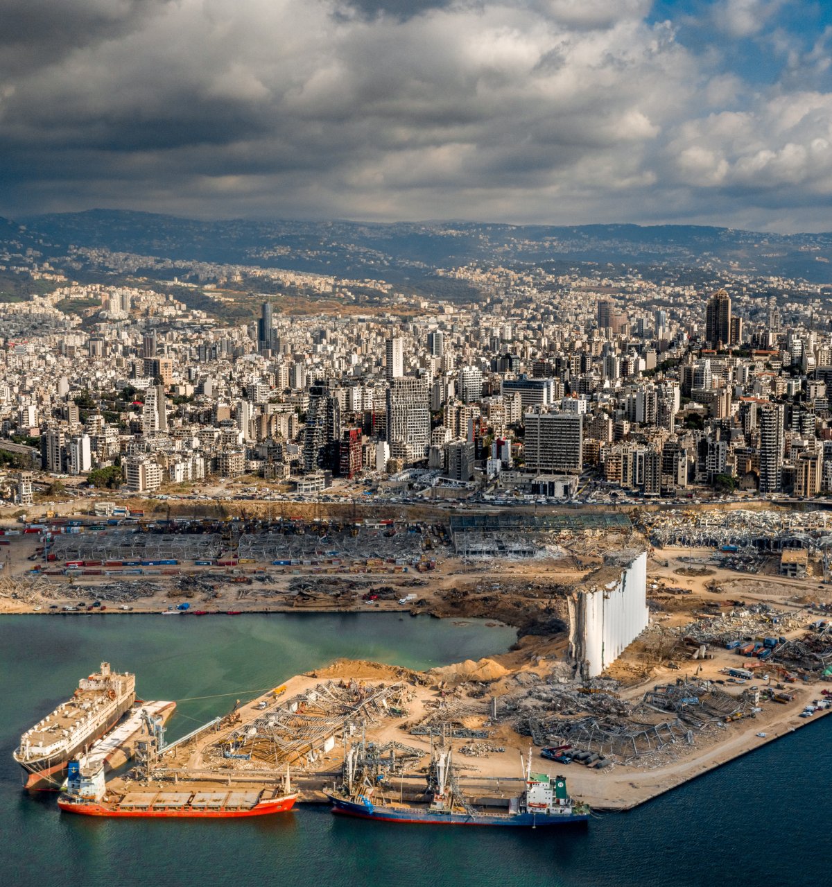 Beirut Port area