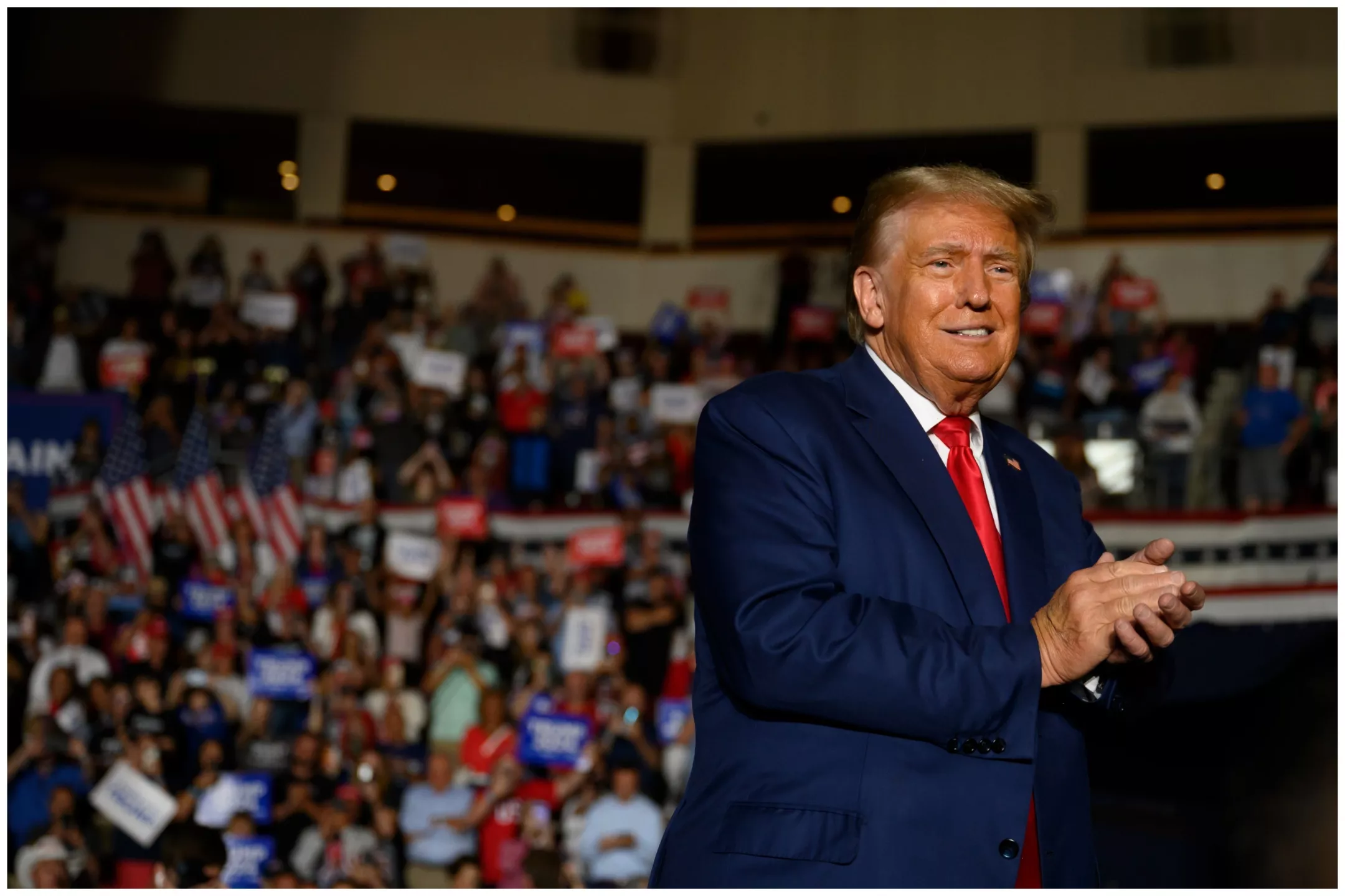 Trump Rally Interviewer Backpedals After Man Calls To 'Kill Them All' - Vimarsana News
