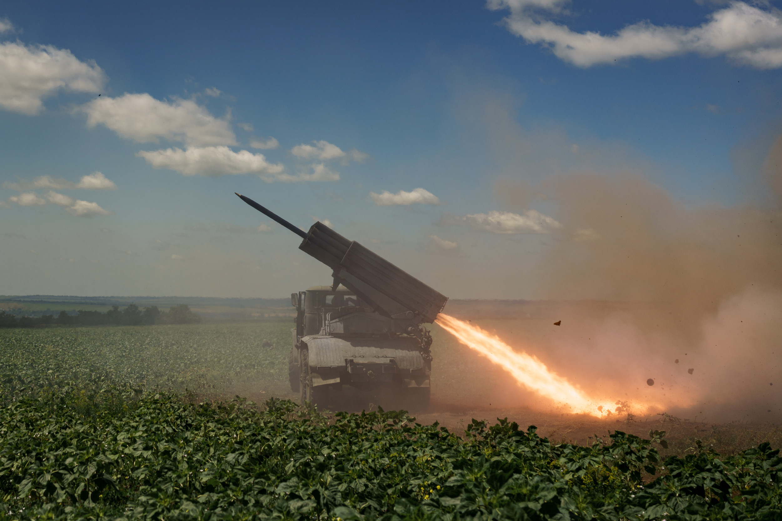 ukrainian artillery against russia