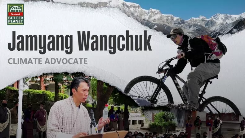 Jamyang Wangchuk Carries a Bottle of Water Around Asia to Grow Climate-Change Awareness