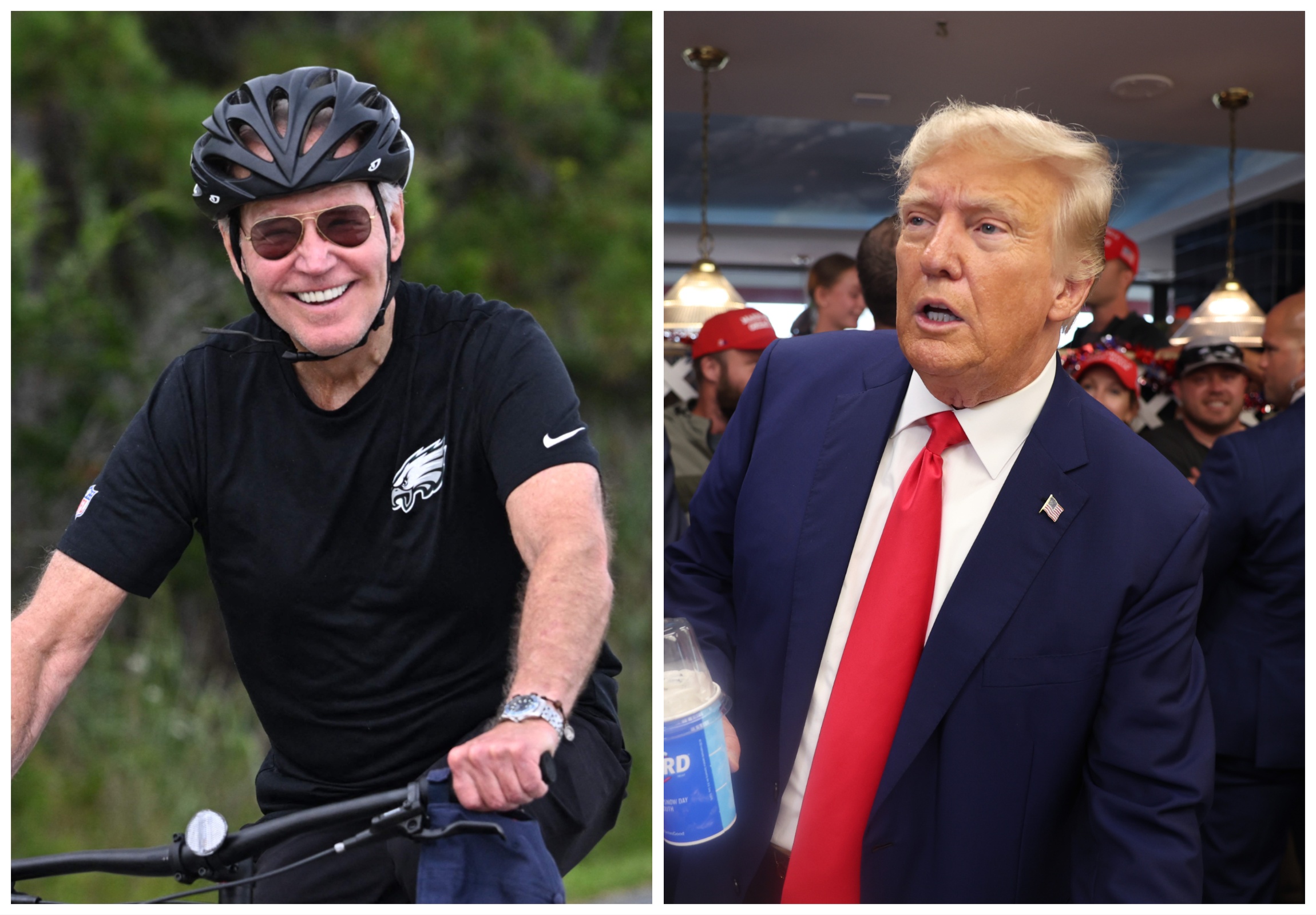 What Joe Biden Was Doing While Donald Trump Was Being Indicted