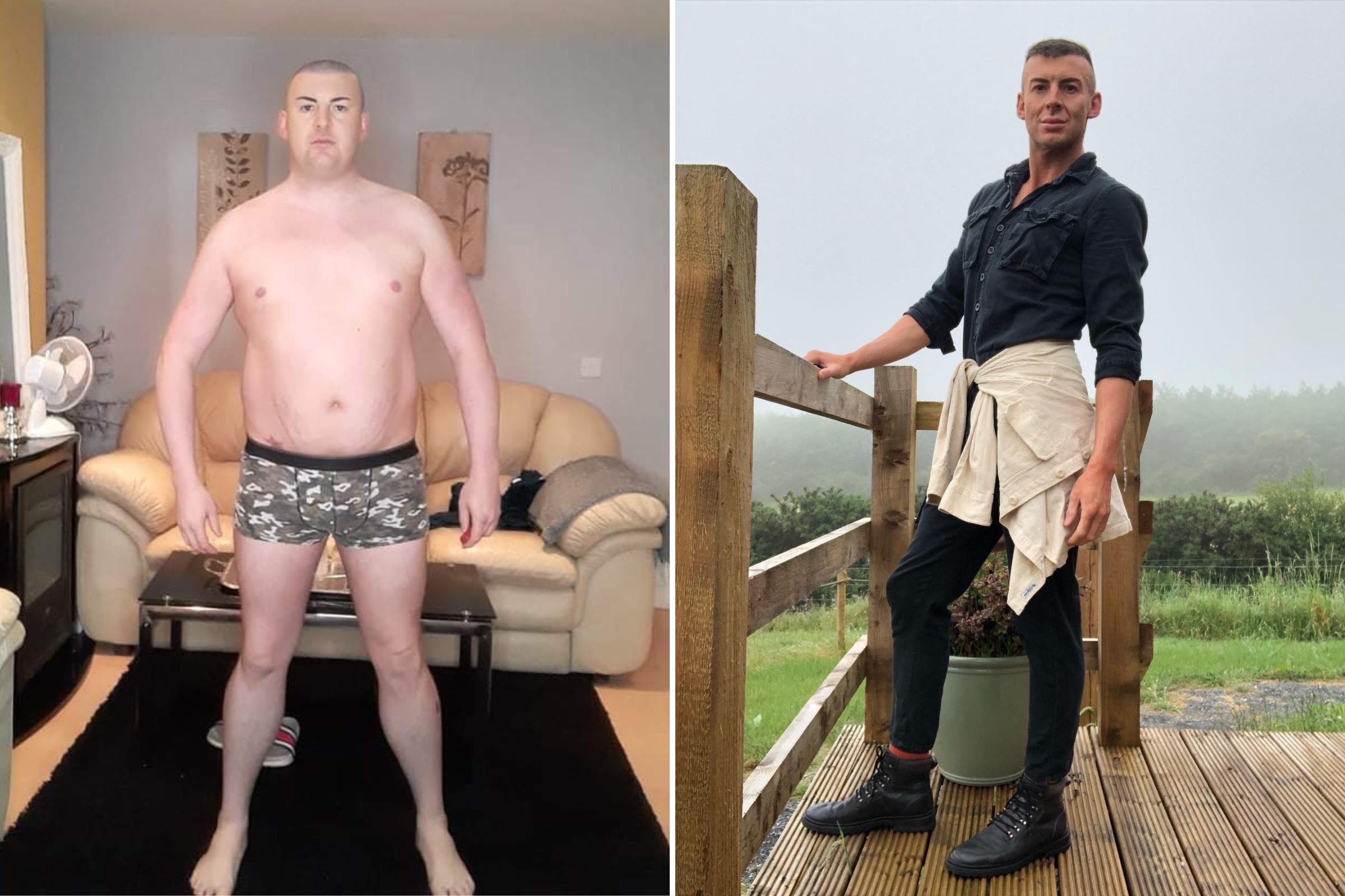 Man Who Ate 4,000 Calories In 2 Hours Is Unrecognizable After Losing 110lbs - Vimarsana News