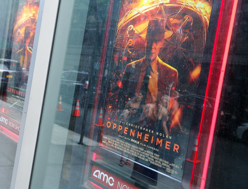 Oppenheimer poster in New York