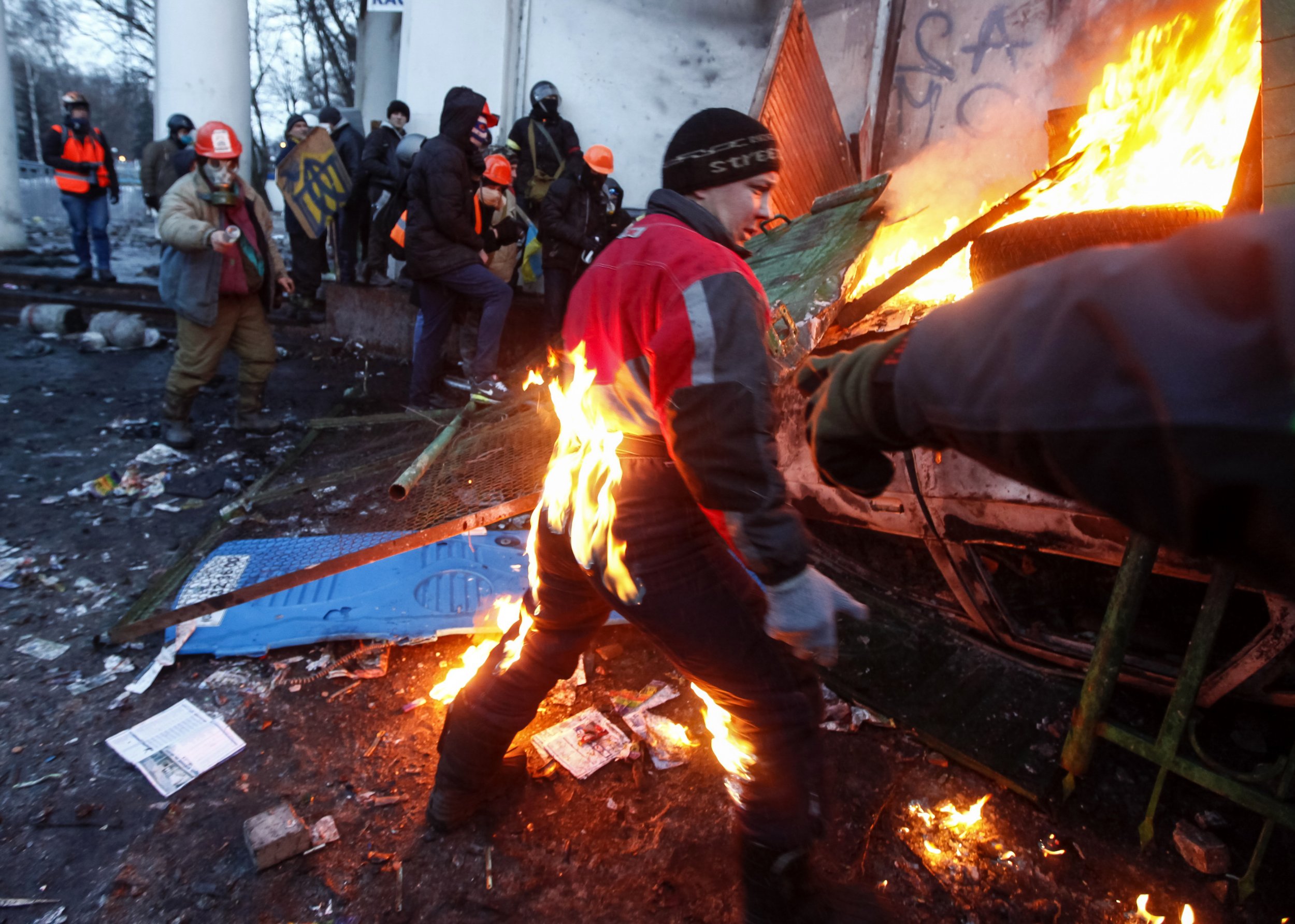 As Protests Swell, Options Limited for Ukraine's President