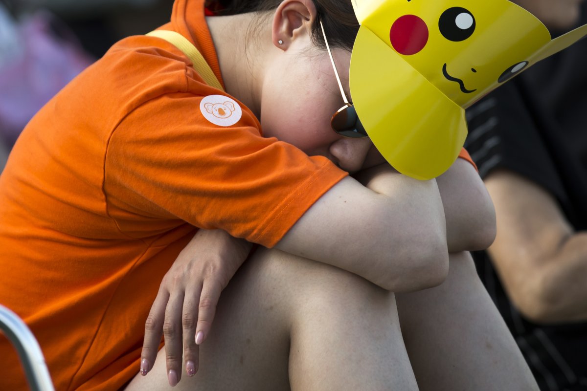 Pokemon fan sleeps with Pikachu hat