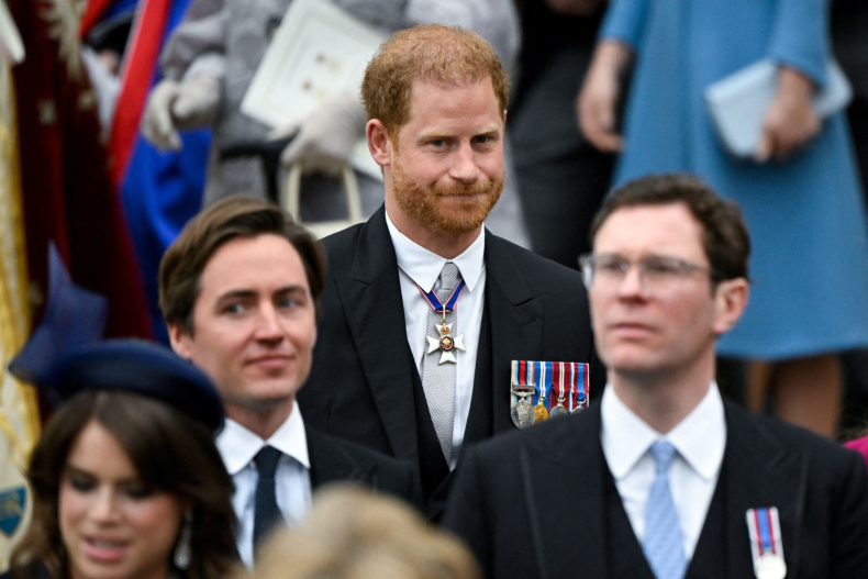 Prince Harry Attending Coronation of King Charles