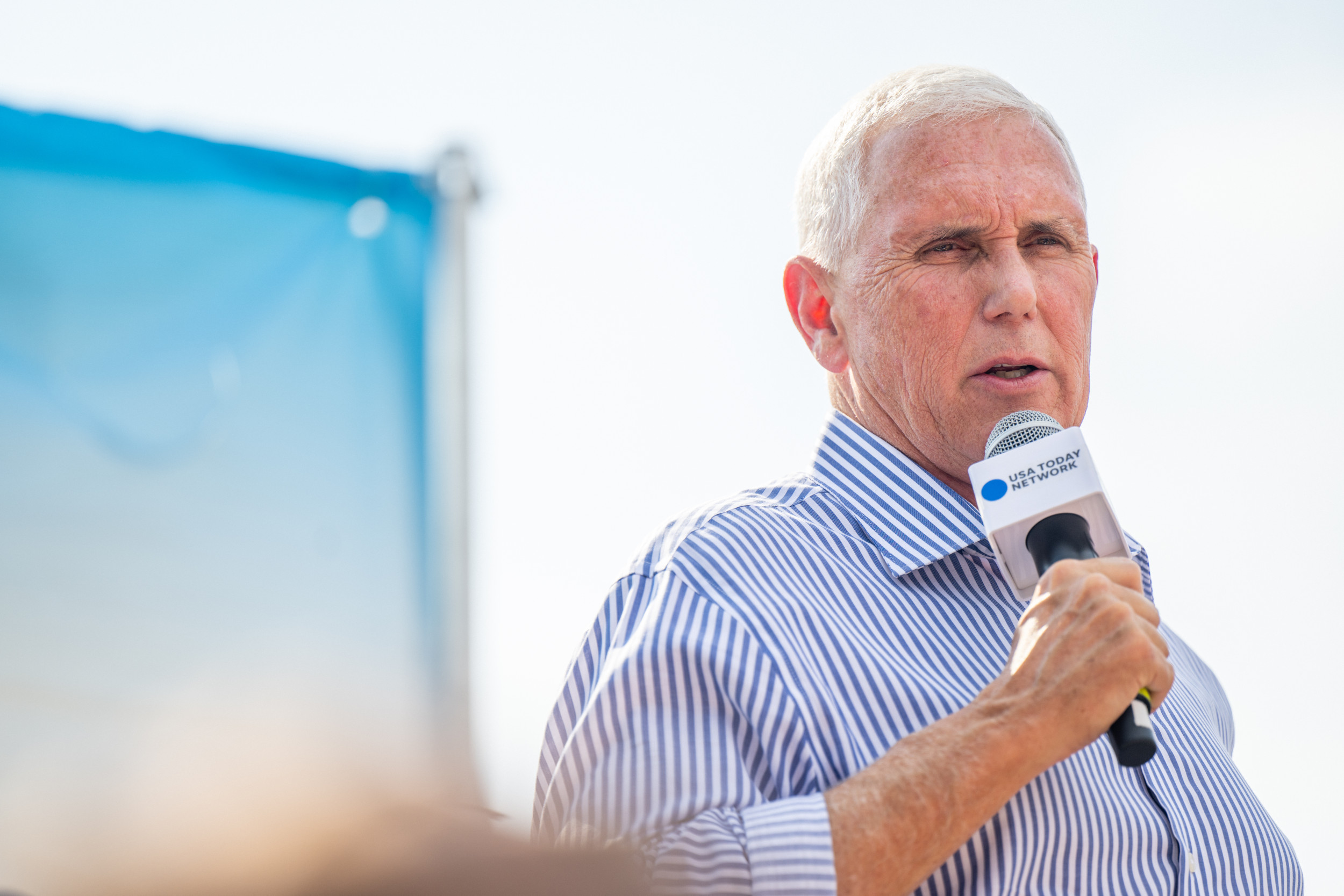 Mike Pence Heckled by Donald Trump Supporters at Iowa State Fair