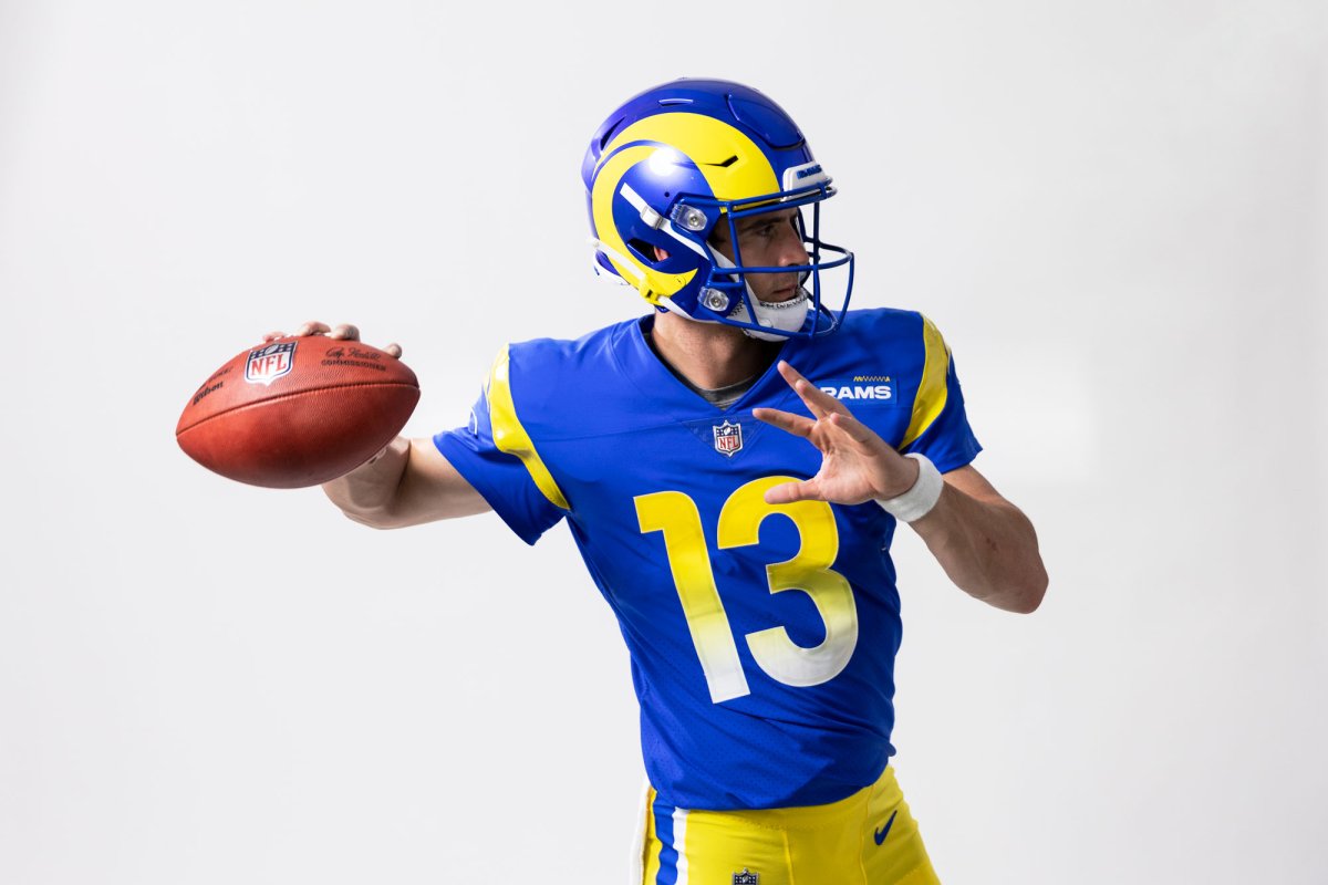 Stetson Bennett's first look in Rams' 2023 uniform has fans