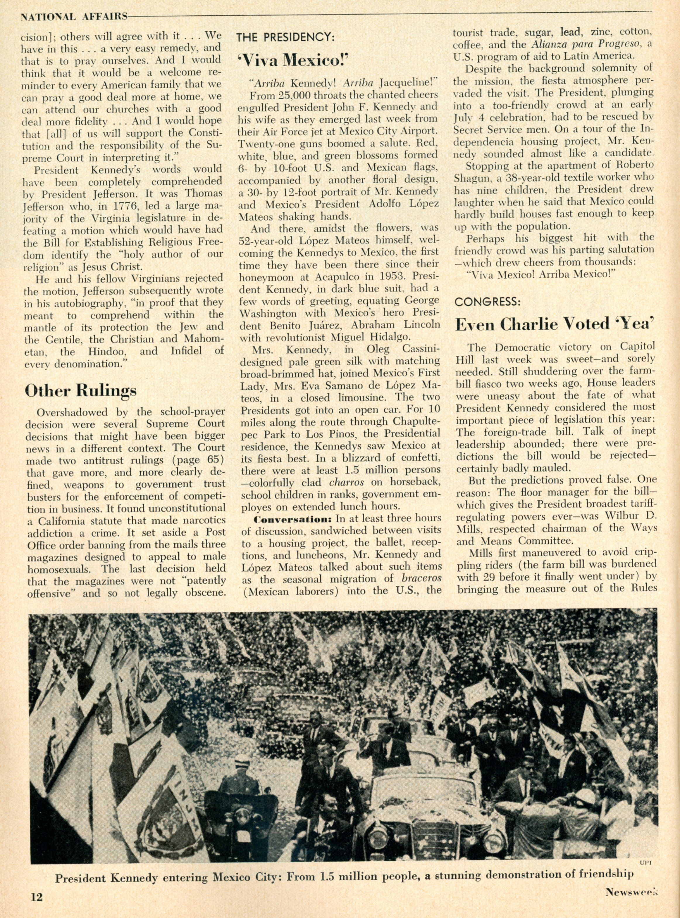 July 9, 1962 Newsweek