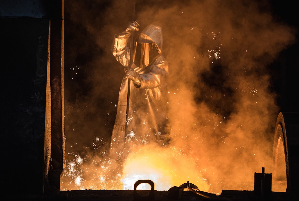 Steel Production At ThyssenKrupp Duisburg