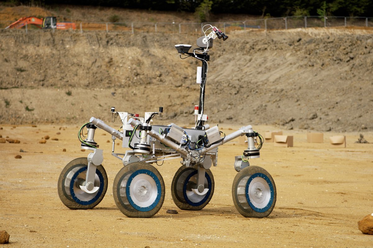 Airbus Lunar Rover Test Tires