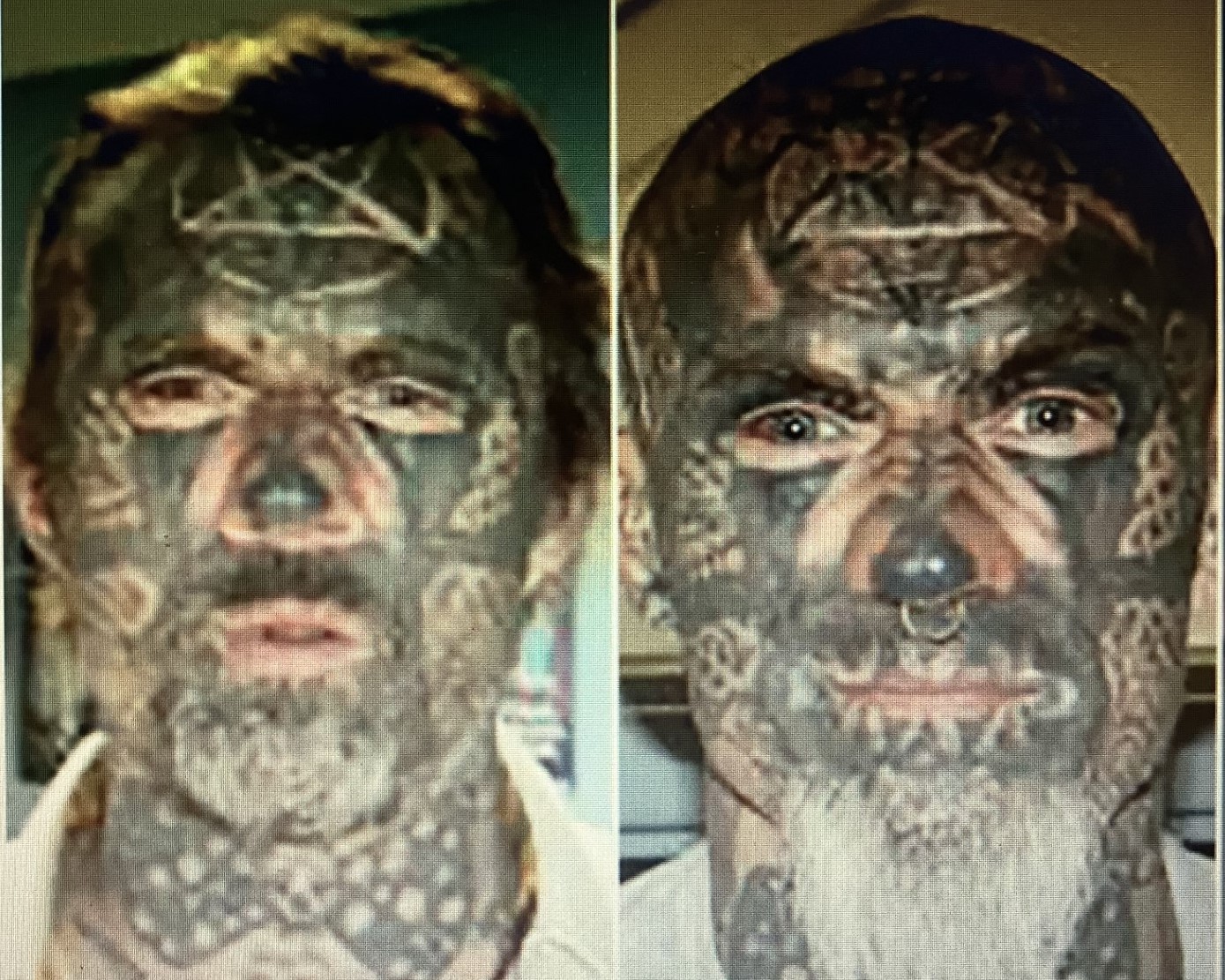 Notorious Criminal With Tattooed Face Arrested Over Machete and Ax Attacks