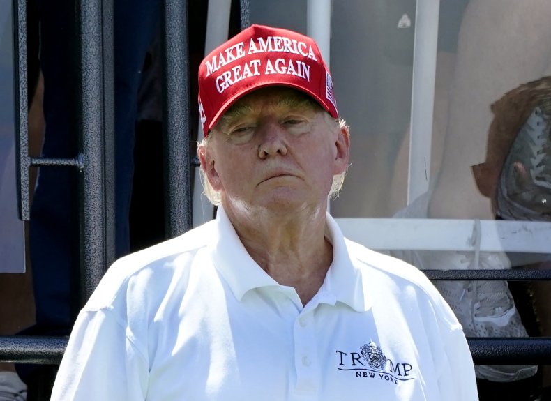 Donald Trump a Bedminster