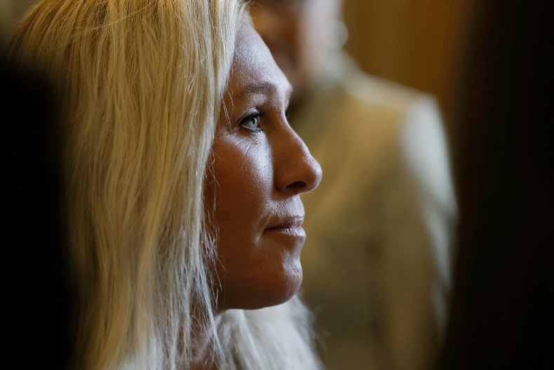 Il criptico messaggio di Marjorie Taylor Greene contro Trump