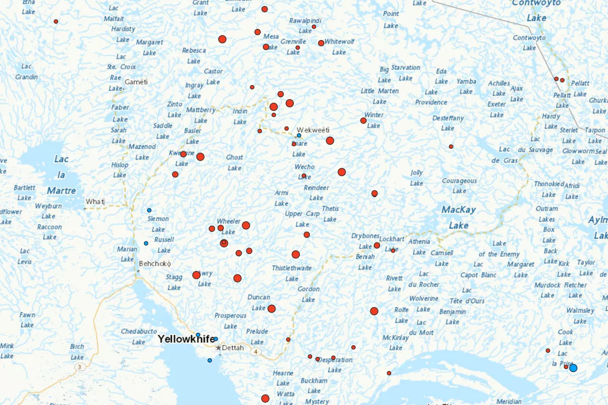 Yellowknife Fire Map, Update As Thousands Flee Canada Flames - Vimarsana News