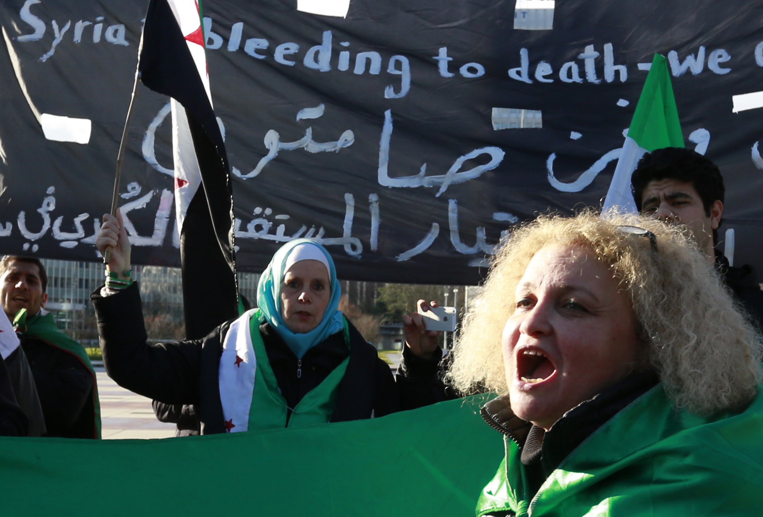Syria Talks Moving Too Slow to Help Syria Talks Moving Too Slow to Help
