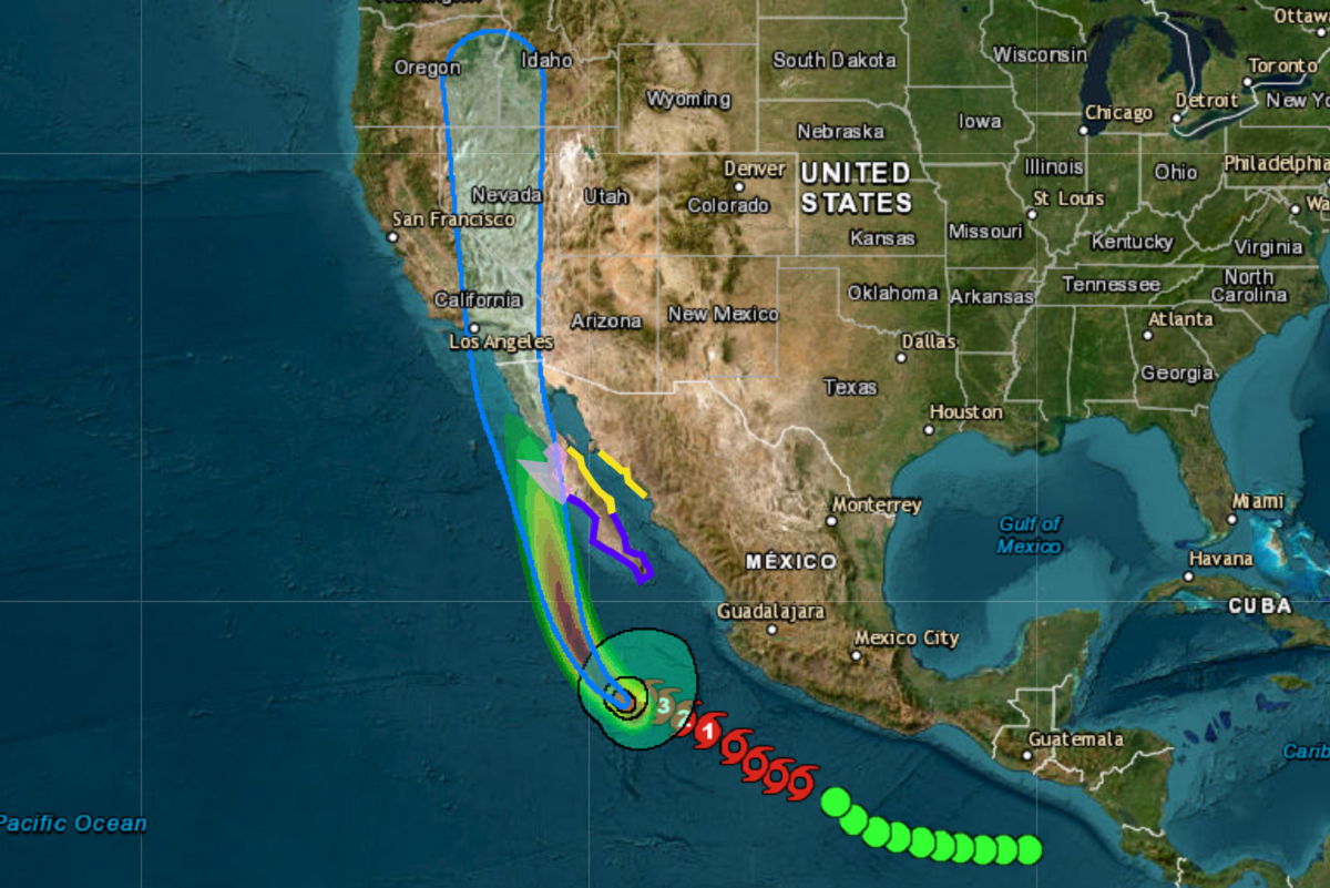 Hurricane Daniel 2025 Path Trina Angelika