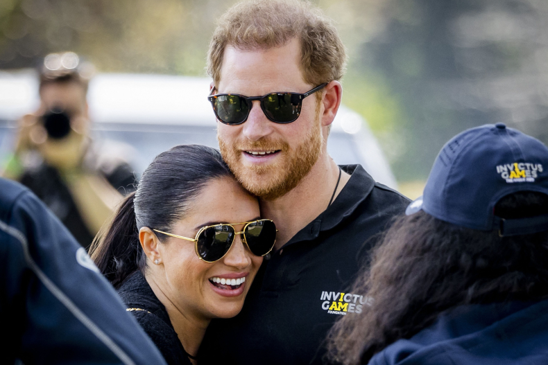 Il principe Harry e Meghan Markle Invictus Games