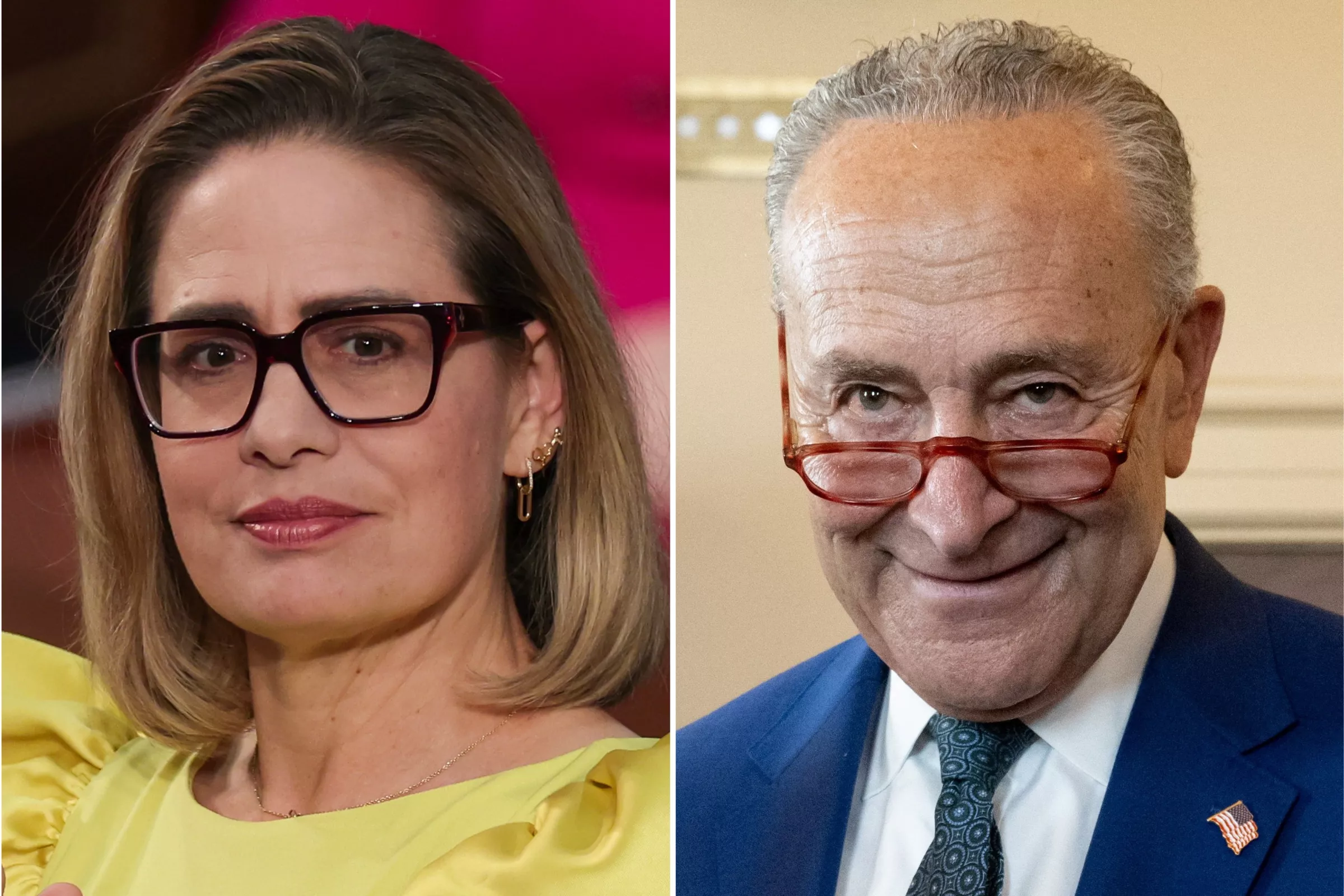 Kyrsten Sinema Could Force Democrats to Turn on Chuck Schumer - Vimarsana News