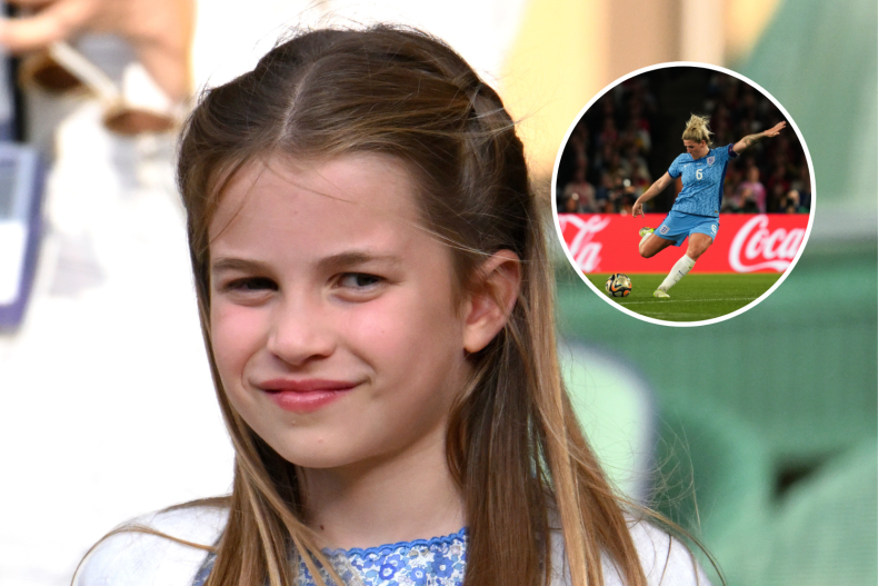 Princess Charlotte World Cup Message