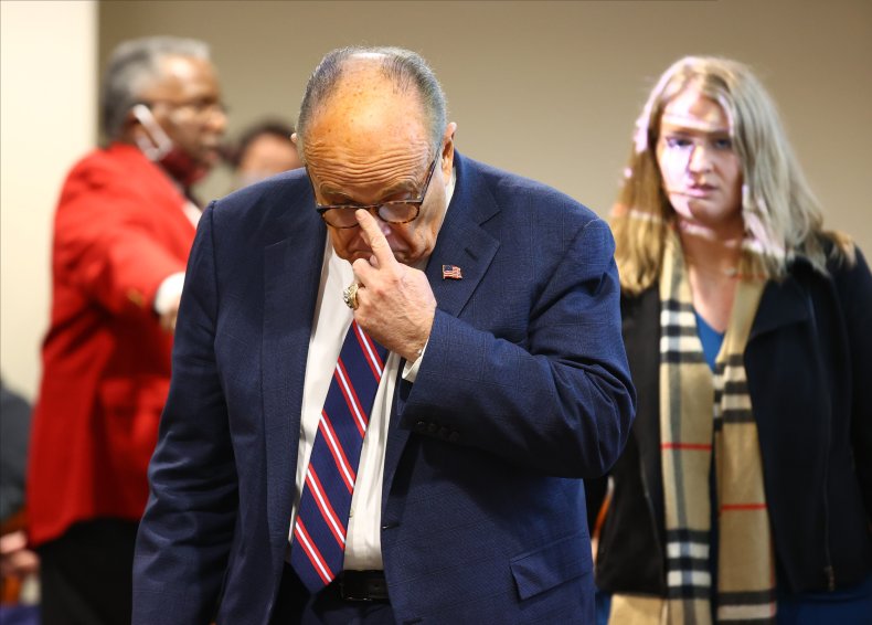 Rudy Giuliani e Jenna Ellis