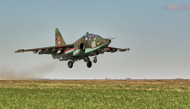 Su-25 Frogfoot During Exercise