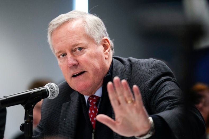Mark Meadows Pleads to Judge