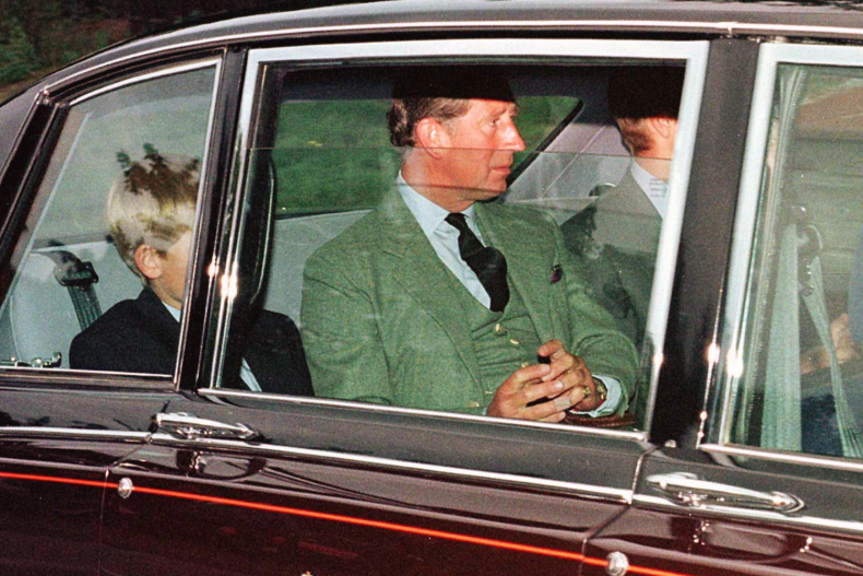 Prince Harry, Prince Charles and Prince William Chapel