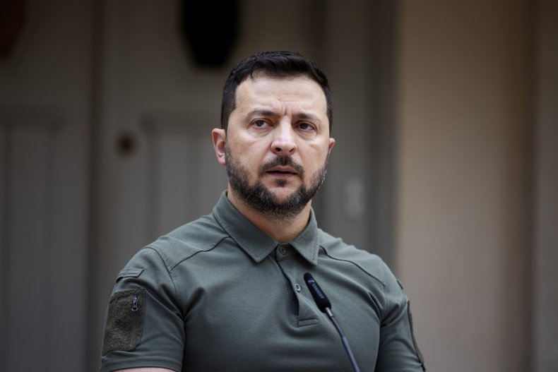 Il presidente ucraino Volodymyr Zelenskyj in Svezia