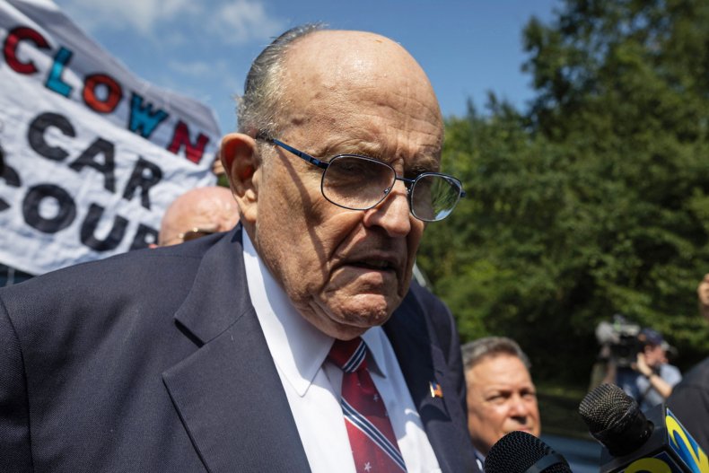Rudy Giuliani Mugshot Released