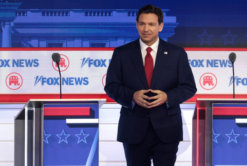 Republican presidential candidate Florida Gov. Ron DeSantis