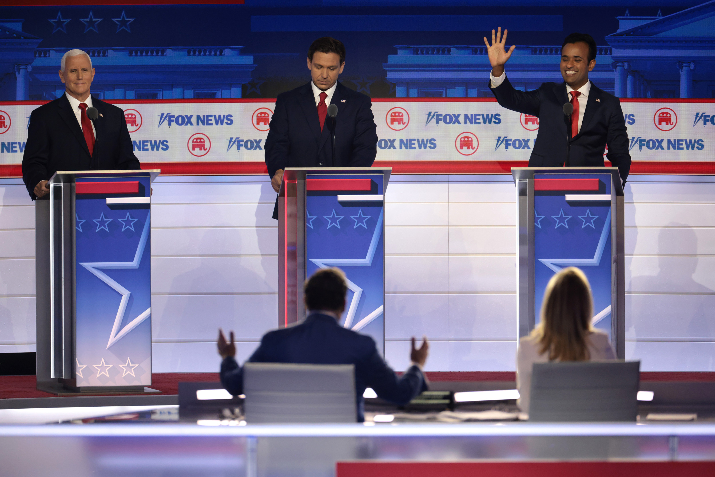 Biden Stays Focused on Trump While Other GOP Hopefuls Spar at First Debate Biden Stays Focused on Trump While Other GOP Hopefuls Spar at First Debate