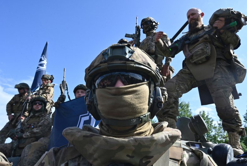 Các chiến binh của Quân đoàn tình nguyện Nga