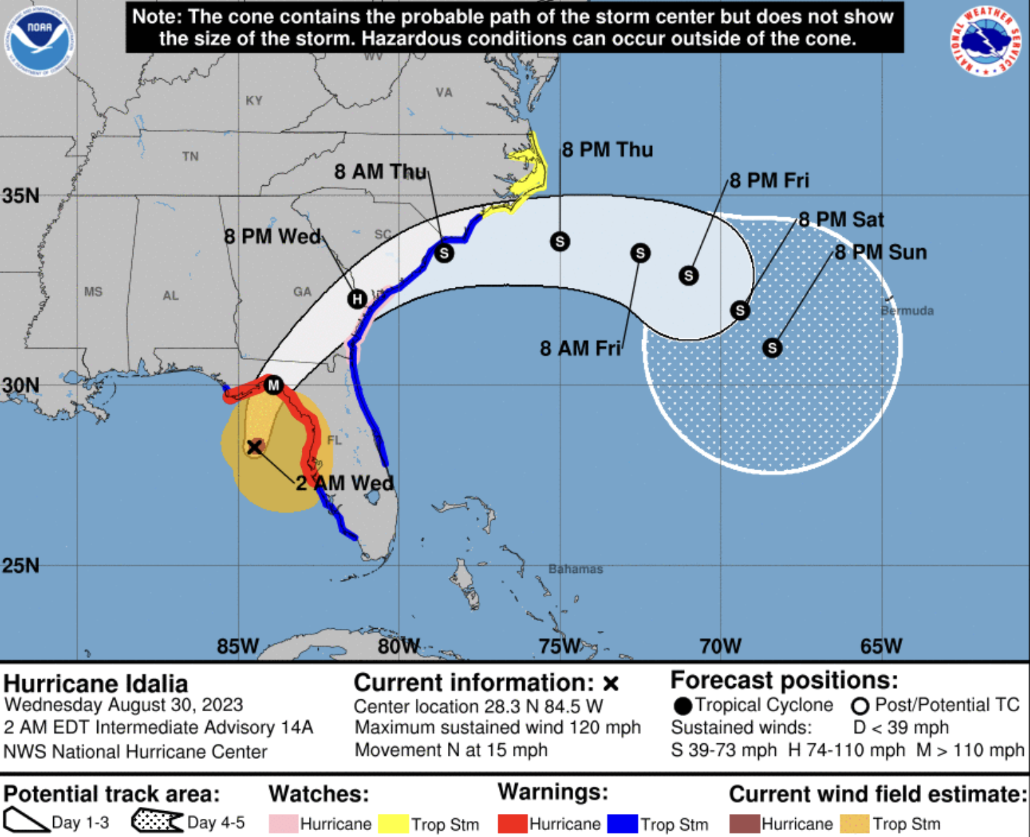 Hurricane Idalia Tracker Maps Show Path Of Life-Threatening Storm ...