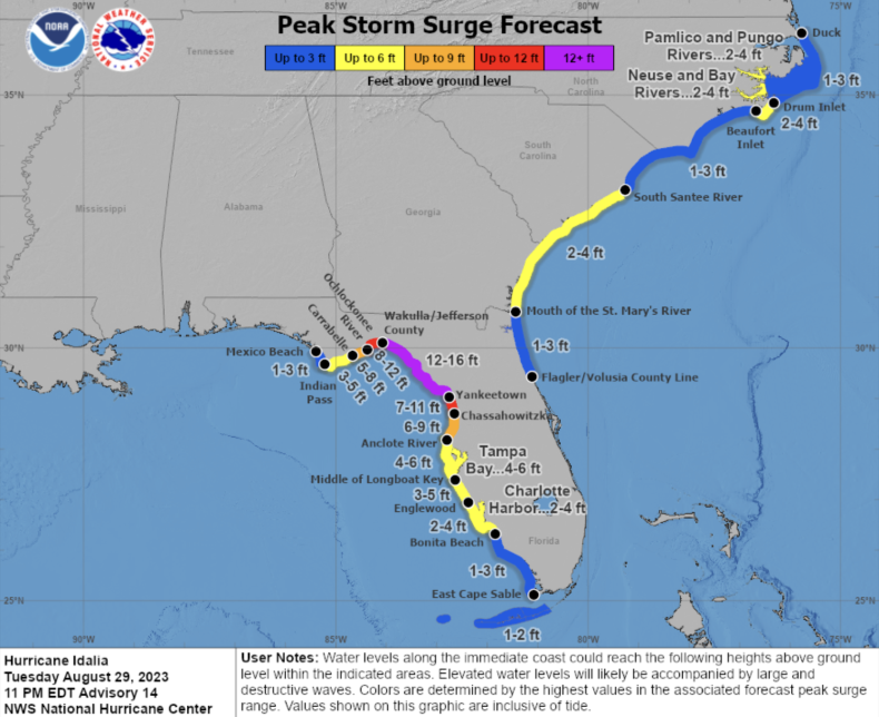 Hurricane Idalia Tracker Maps Show Path of LifeThreatening Storm